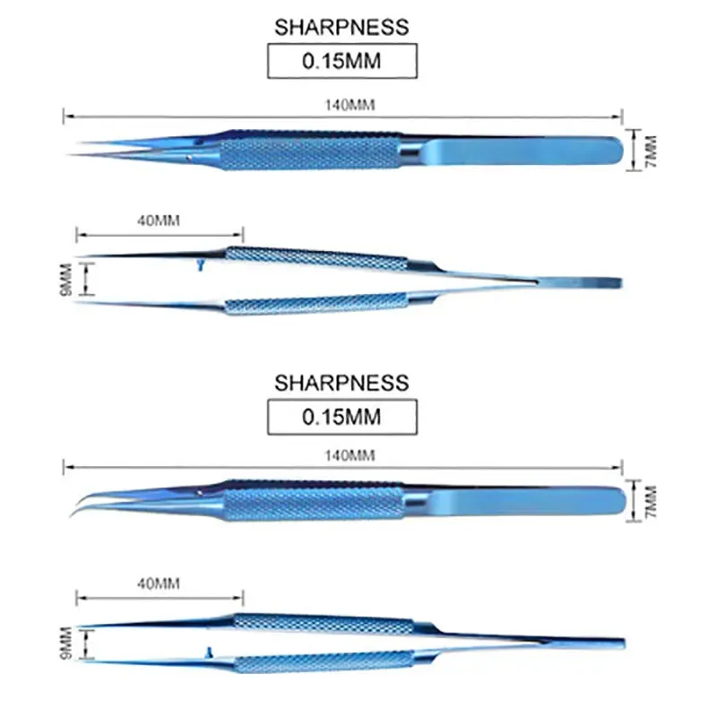 0.15mm Precision Fingerprint Tweezers for Maintenance