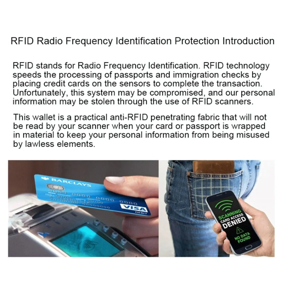 10 Rfid Blocking Aluminum Foil Card Holders - 9.1x6.3cm - Pack of 10
