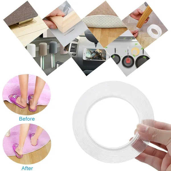 1679 3 Meter Double Sided Adhesive Silicon Grip Gel Tape
