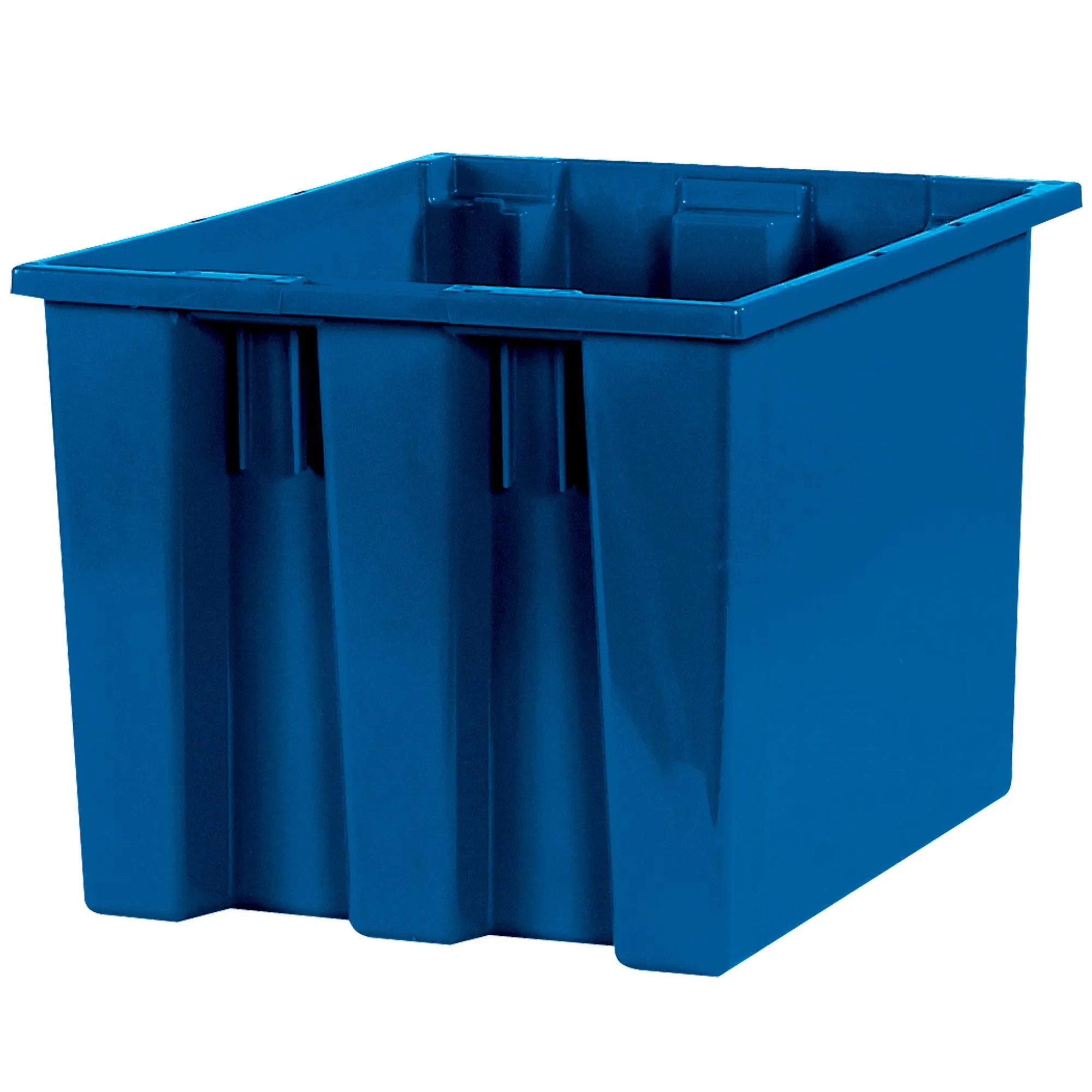 17 x 14 1/2 x 12 7/8" Blue Stack & Nest Containers