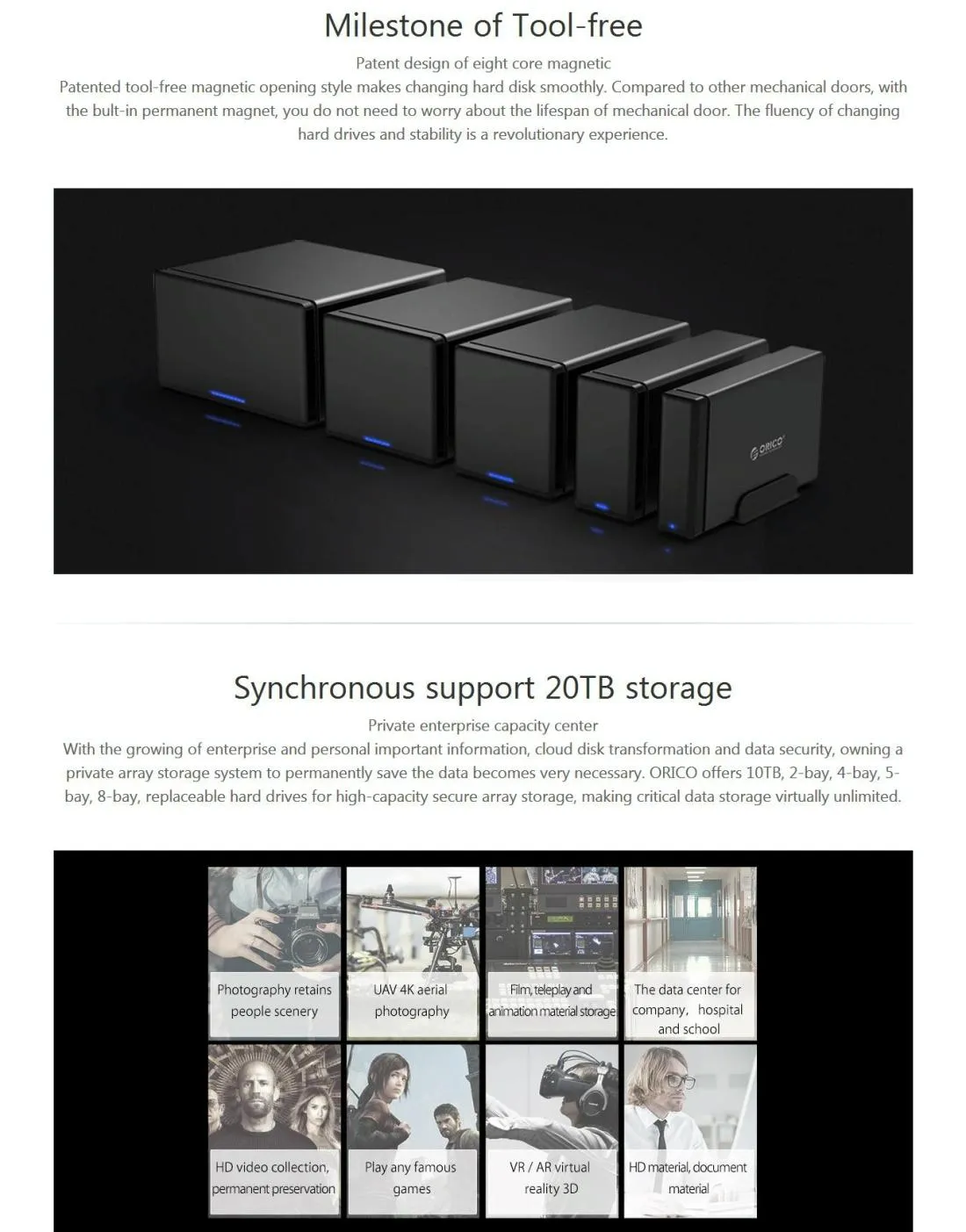 2 Bay Usb 3.0 Sata Hdd Dock for 3.5 Drives