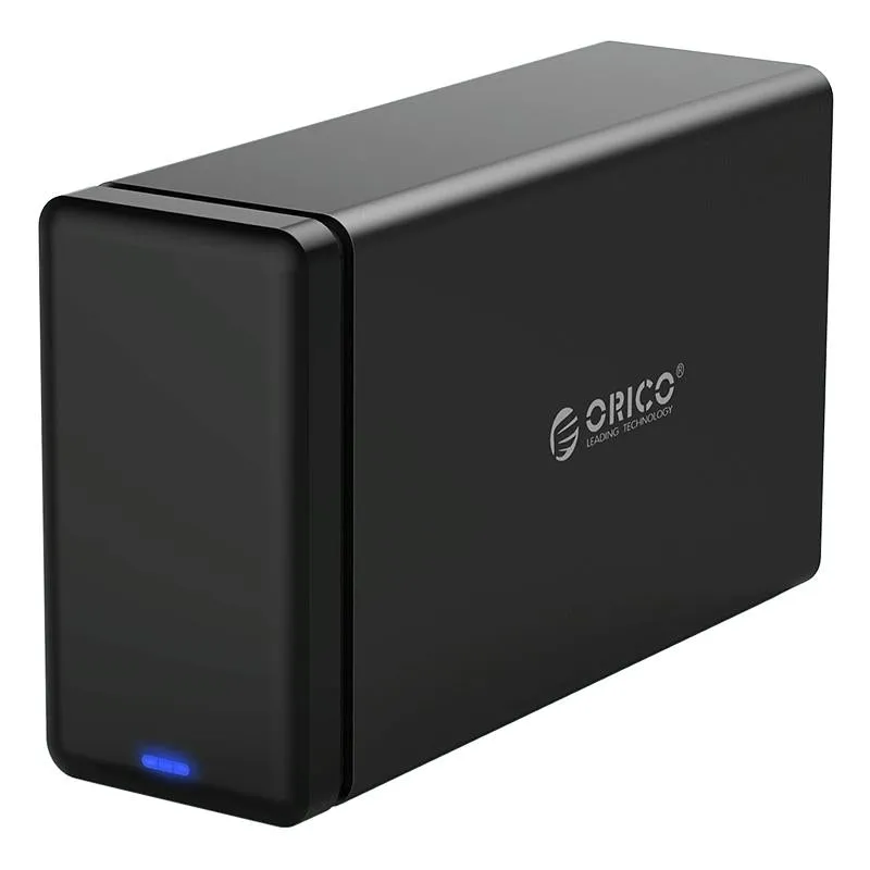 2 Bay Usb c 3.1 to Sata External Hdd Dock for 3.5 Drives Uasp Support