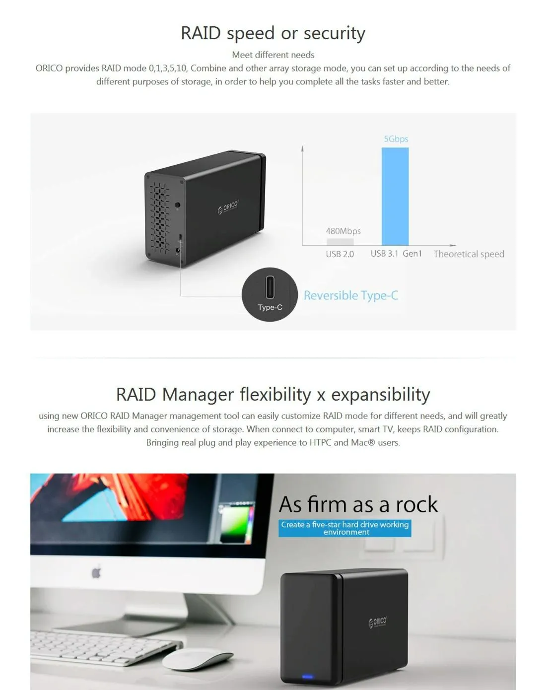 2 Bay Usb c 3.1 to Sata External Hdd Dock for 3.5 Drives Uasp Support