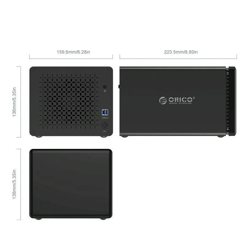 5 Bay Usb 3.0 External Hdd Dock with Raid