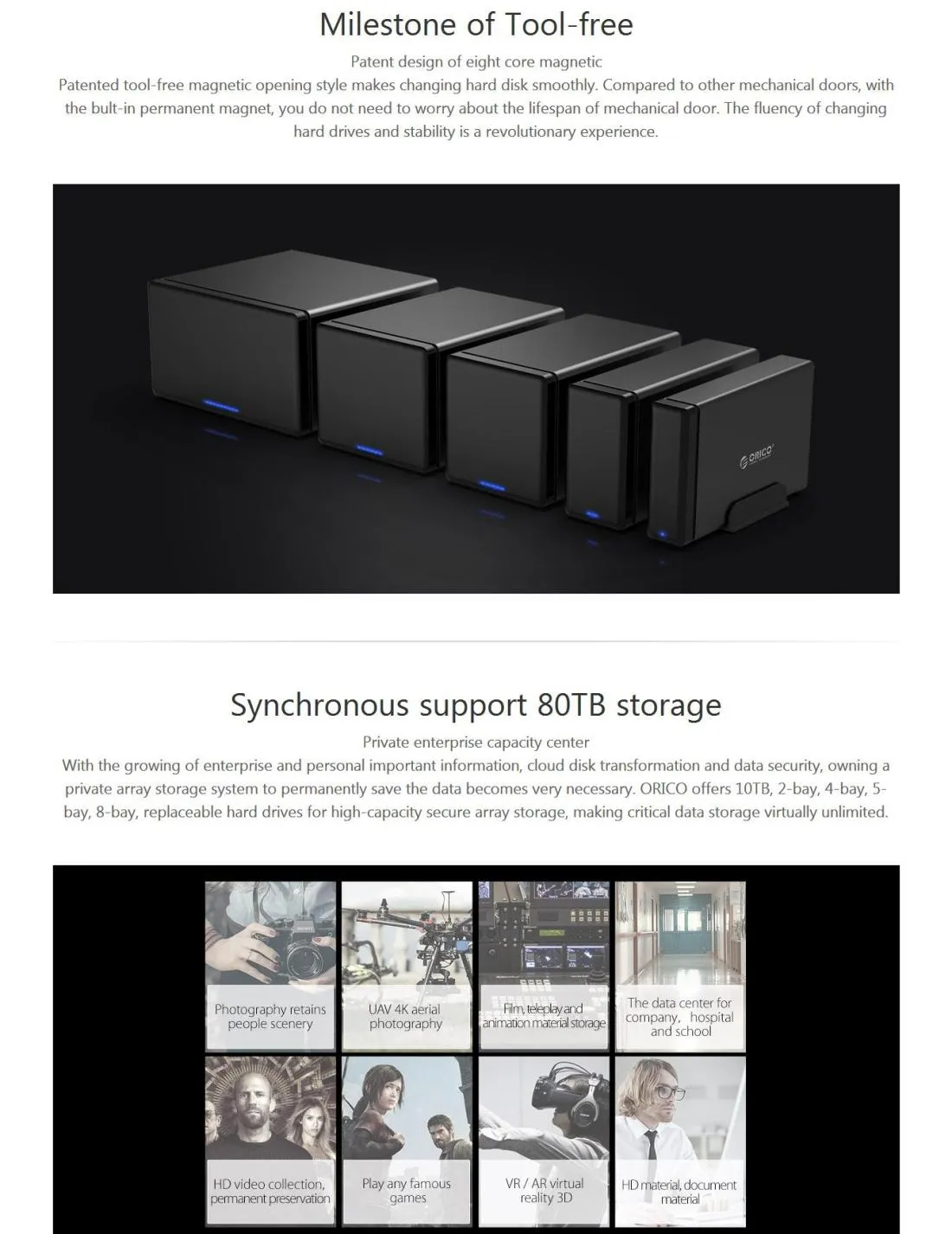 8 Bay Usb c 3.1 to Sata Hdd Dock