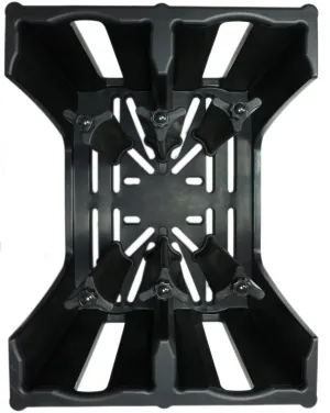 Adjustable Dish Cart 6 Dividers ( For Square   Oval Plates )
