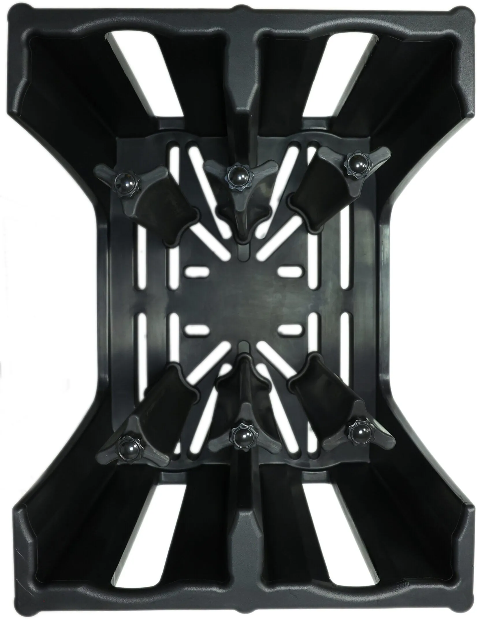 Adjustable Dish Cart 6 Dividers ( For Square   Oval Plates )