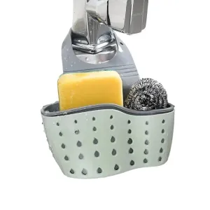 Adjustable Sink Storage and Drainage Rack for Kitchen Faucet