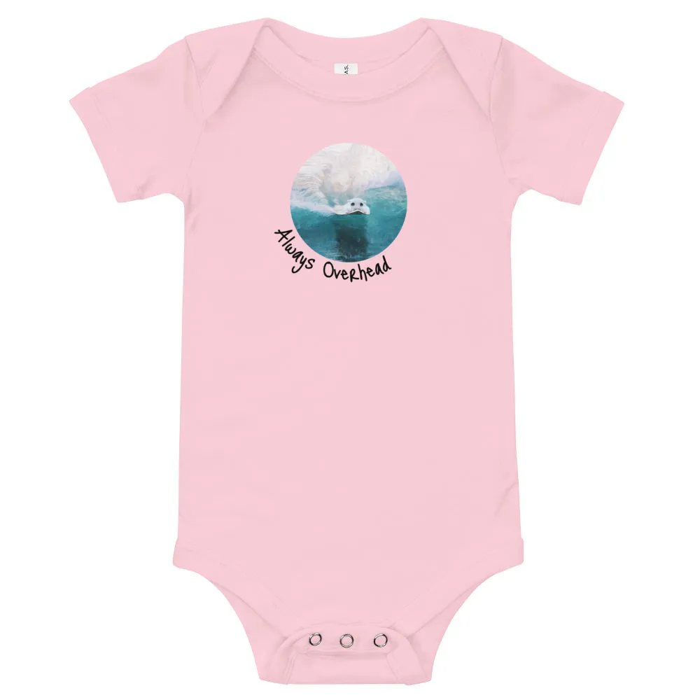 Always Overhead Surfer Baby Bodysuit
