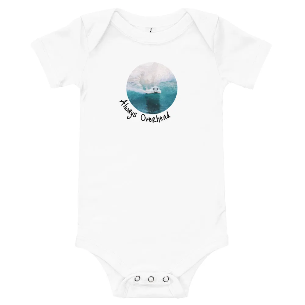 Always Overhead Surfer Baby Bodysuit