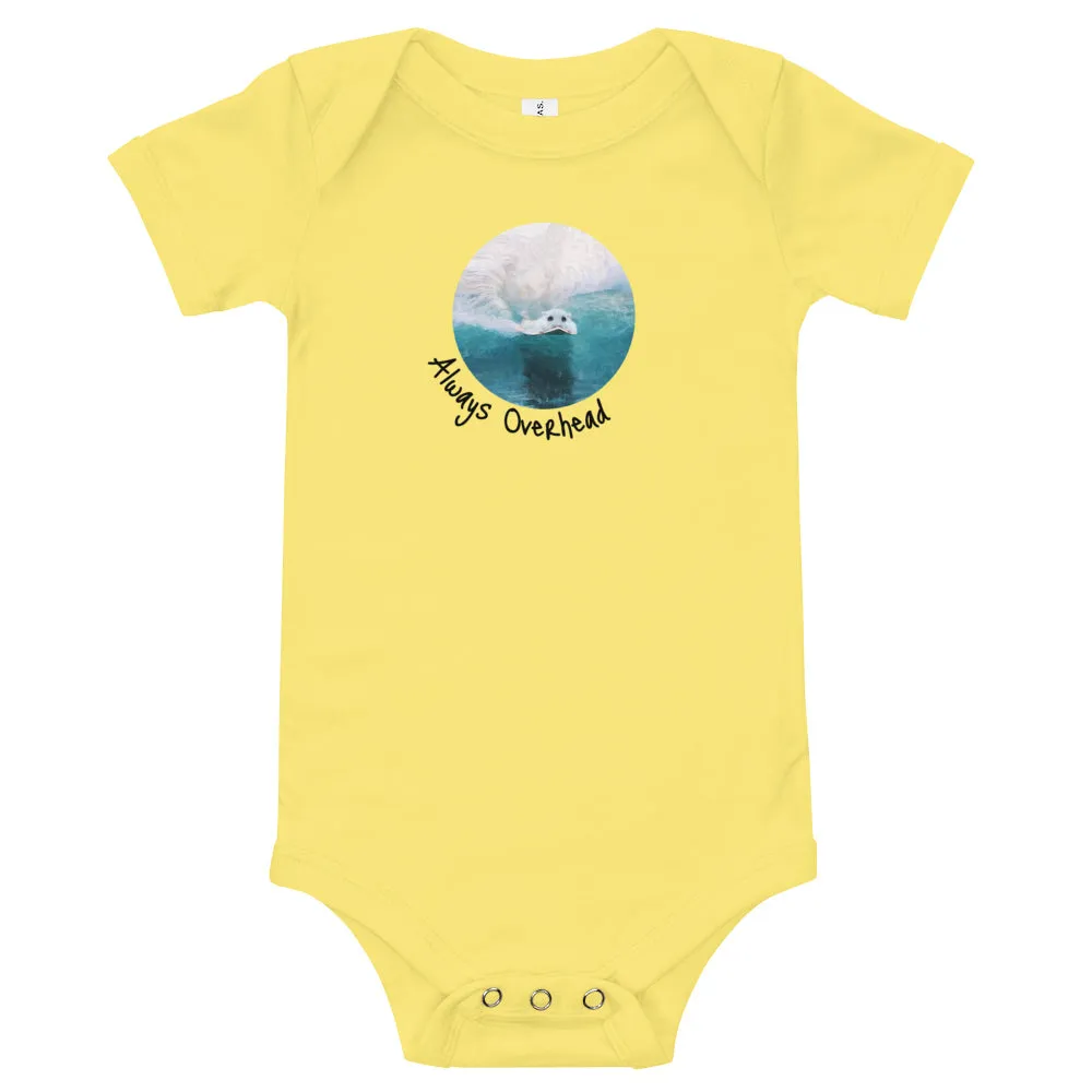 Always Overhead Surfer Baby Bodysuit