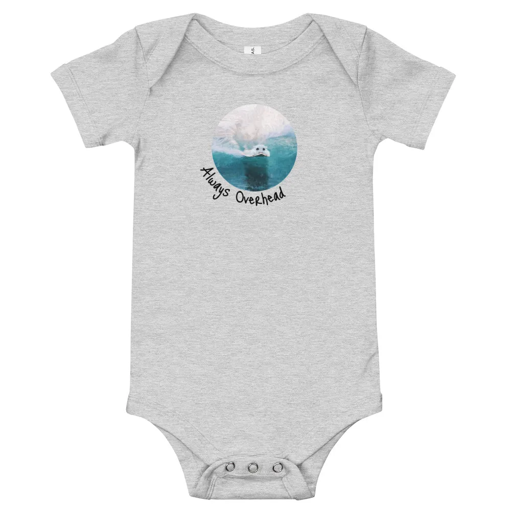 Always Overhead Surfer Baby Bodysuit