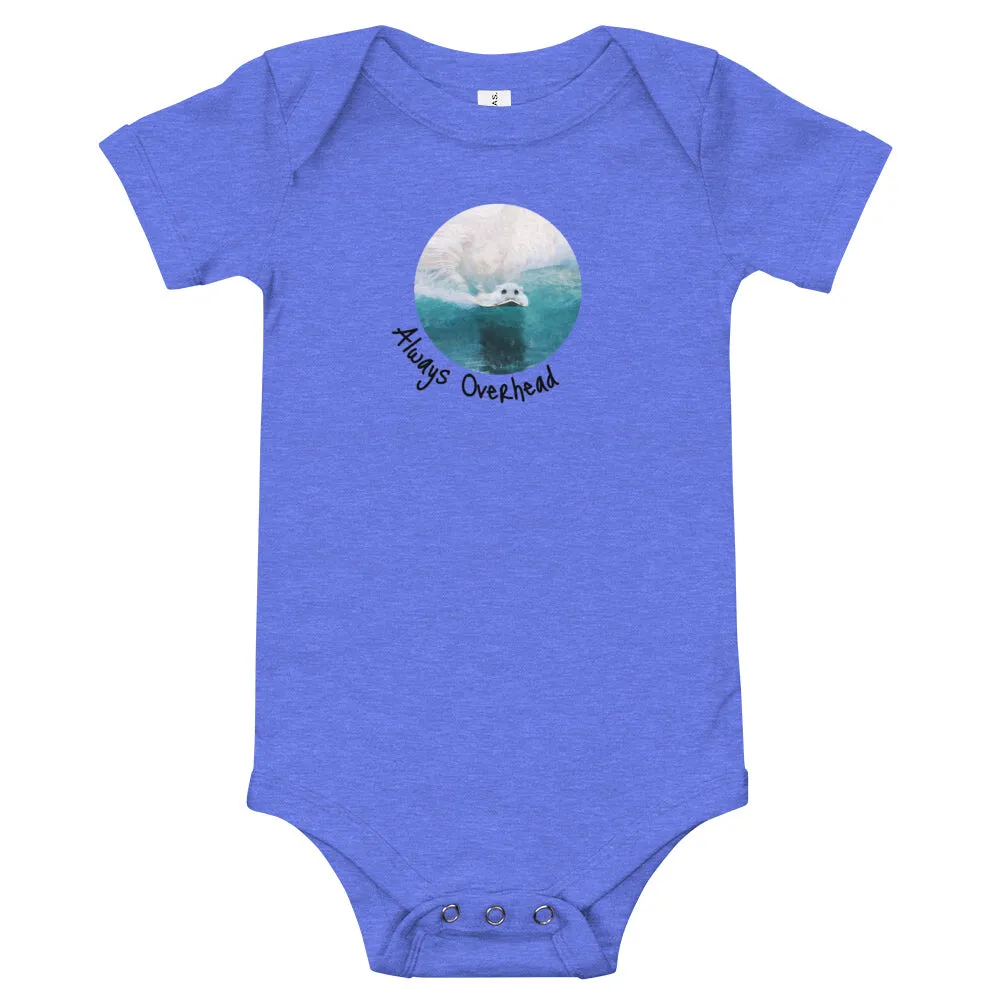 Always Overhead Surfer Baby Bodysuit