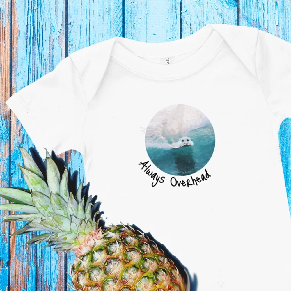 Always Overhead Surfer Baby Bodysuit