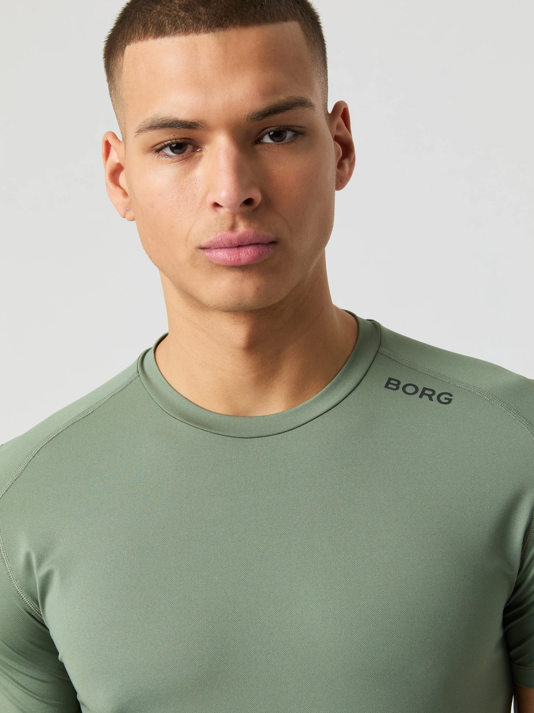 Bjorn Borg Athletic T-Shirt (Mens) - Agave