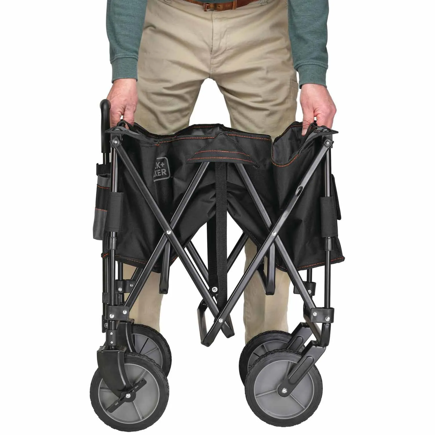 Black & Decker BDSTCTBK01 Collapsible Wagon (Black)