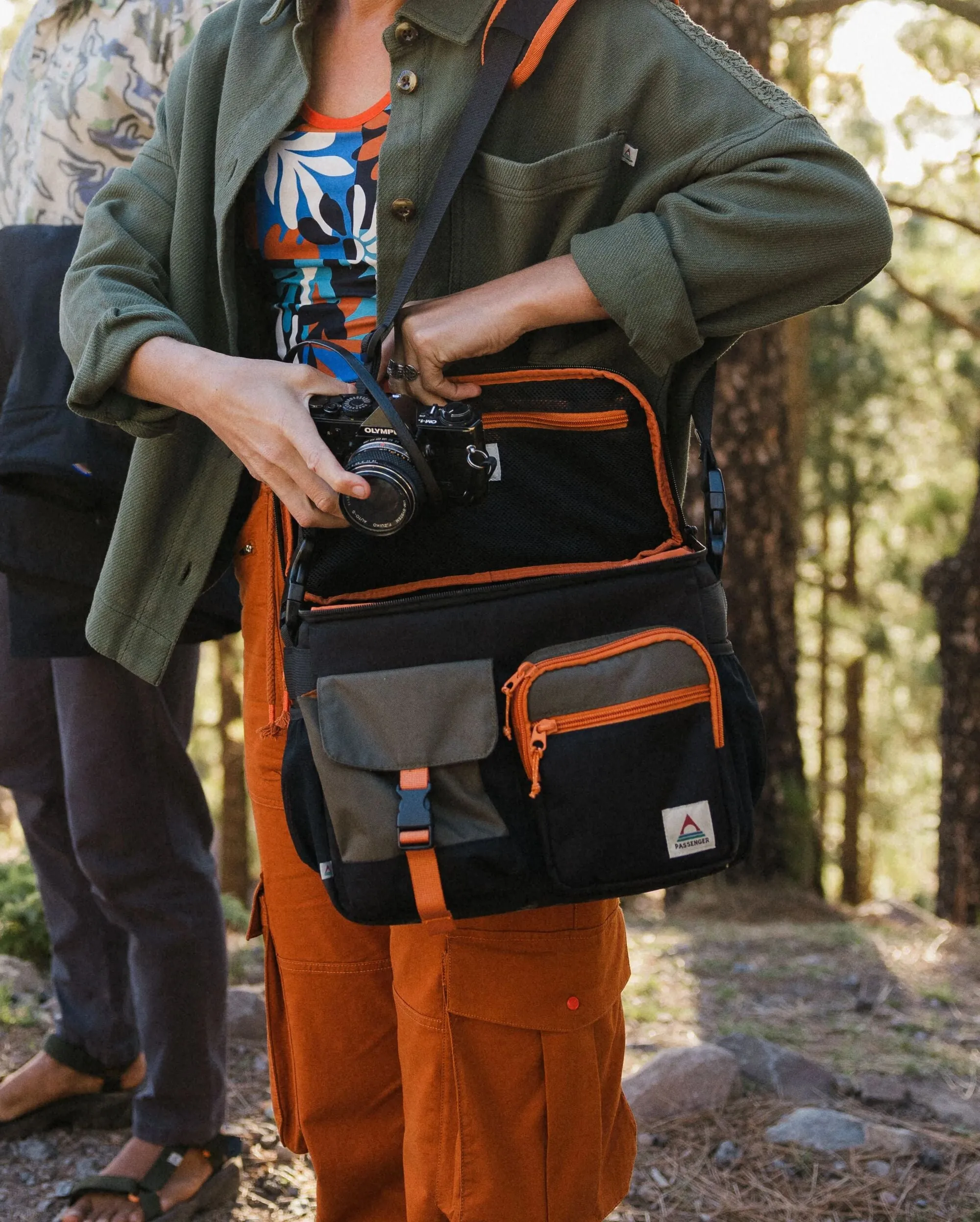 Boondocker Recycled Camera Bag - True Black/ Khaki