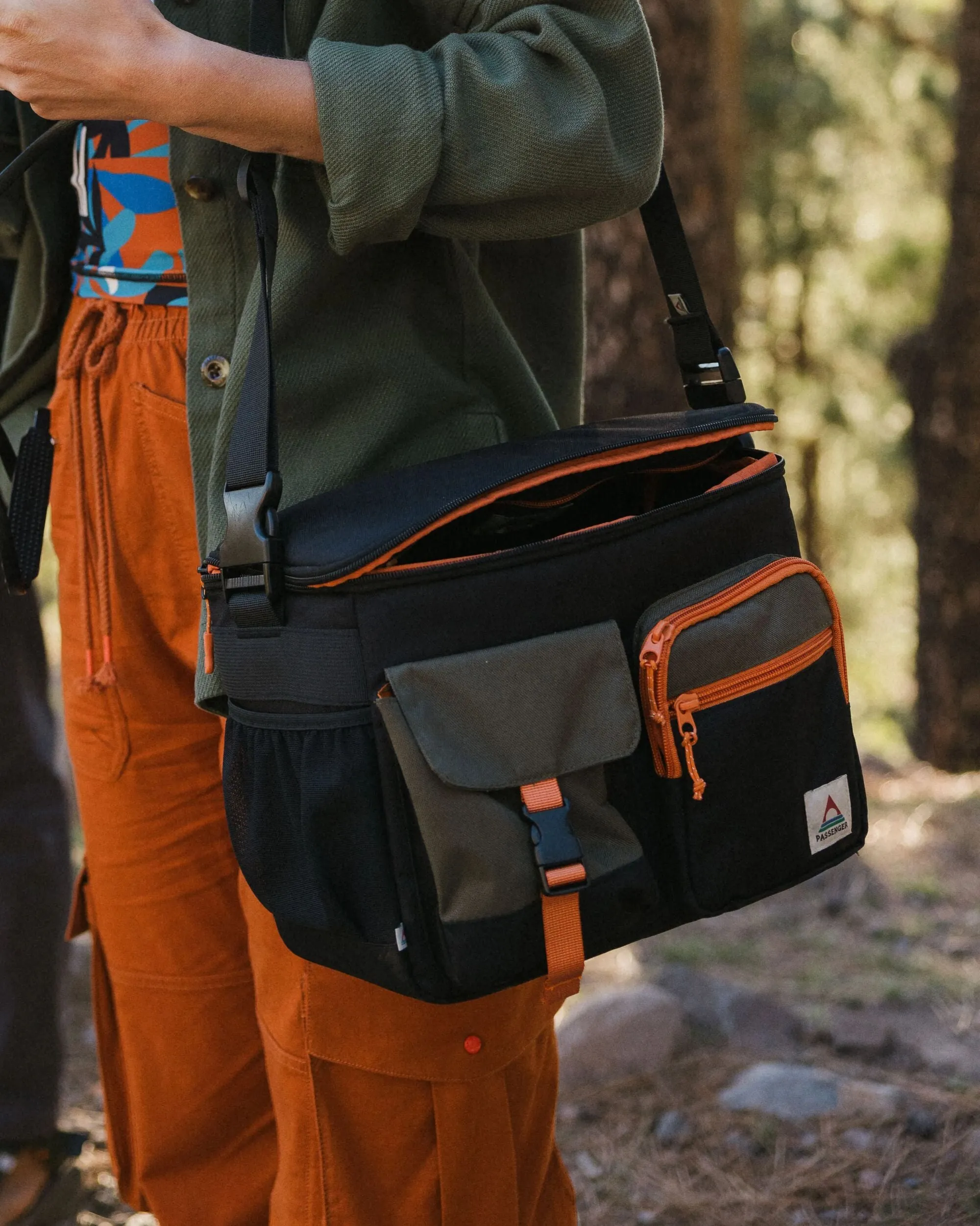 Boondocker Recycled Camera Bag - True Black/ Khaki