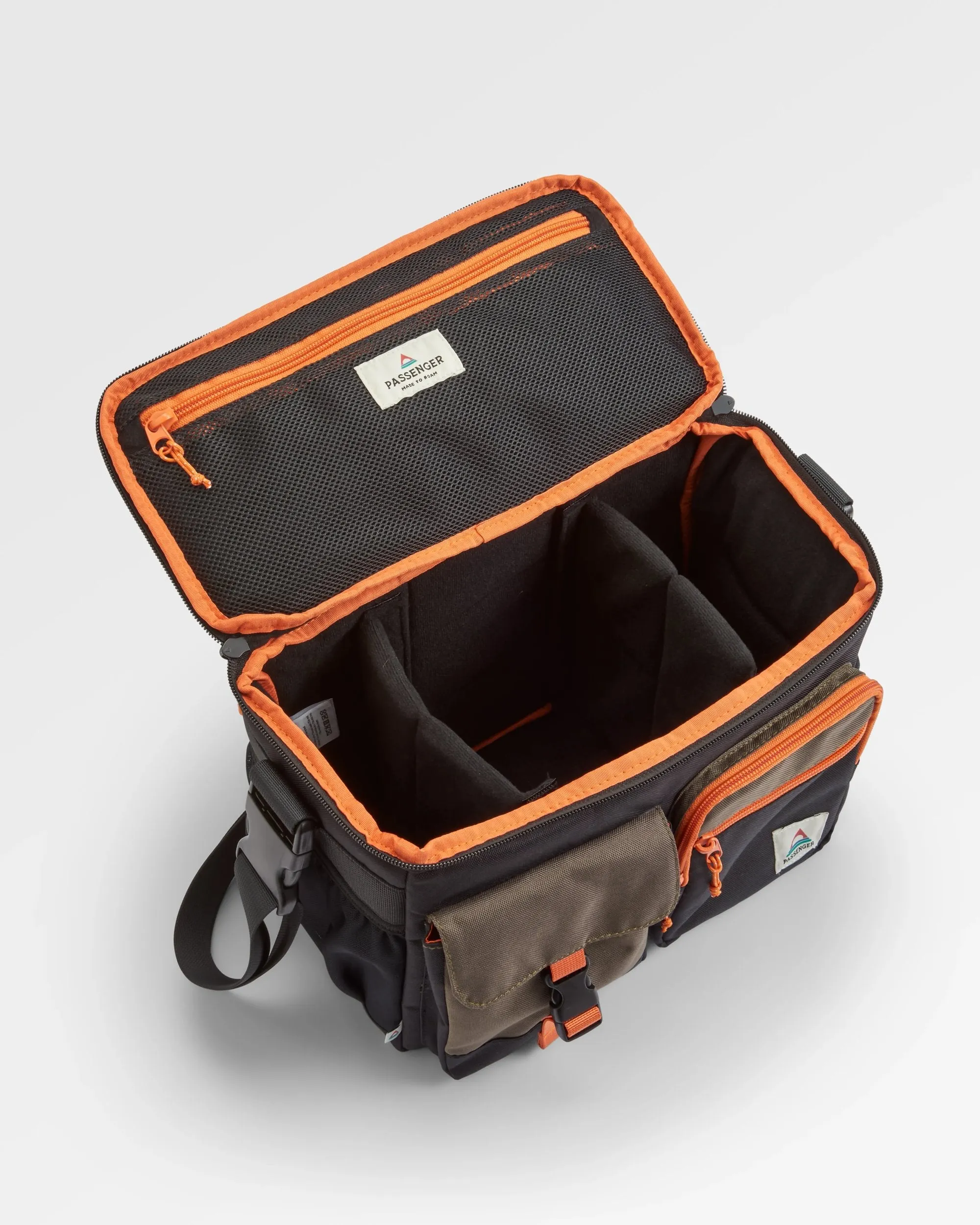 Boondocker Recycled Camera Bag - True Black/ Khaki
