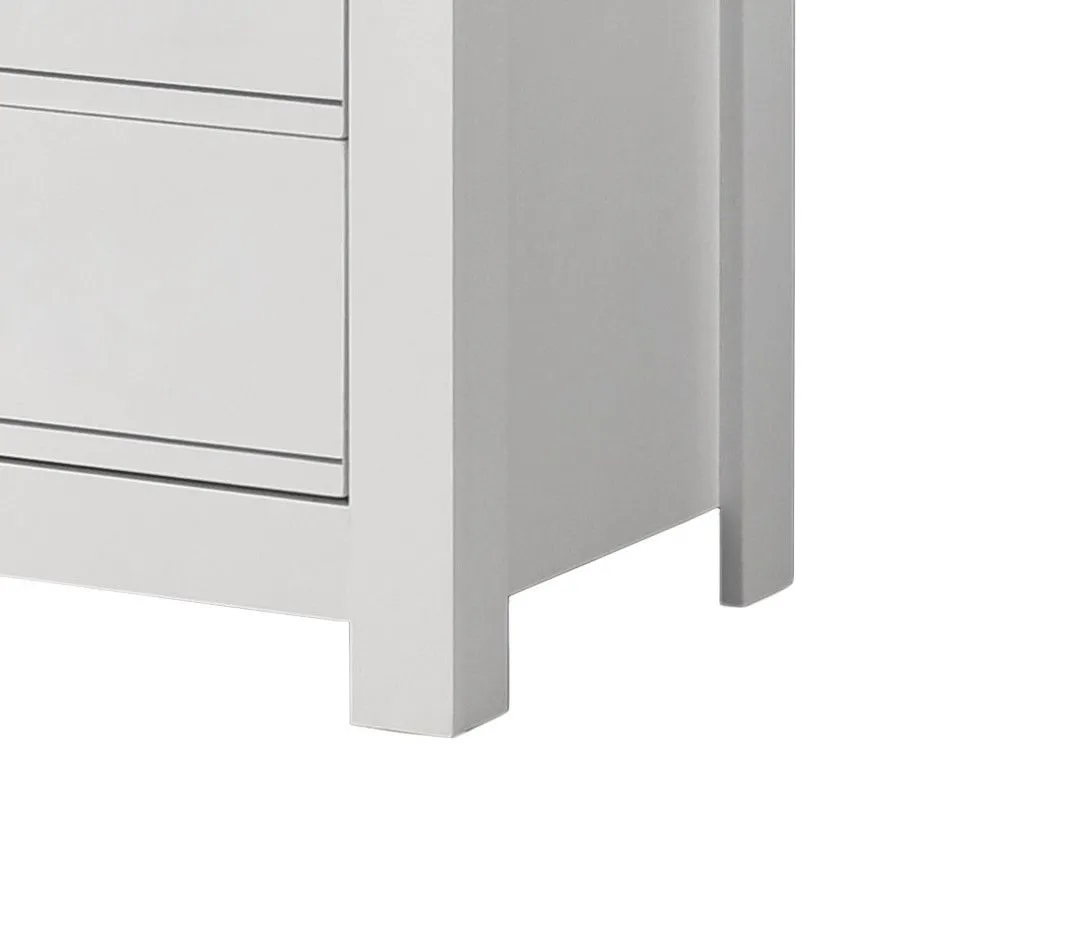 Cassini - 5 Drawer Chest - White by Couch.com