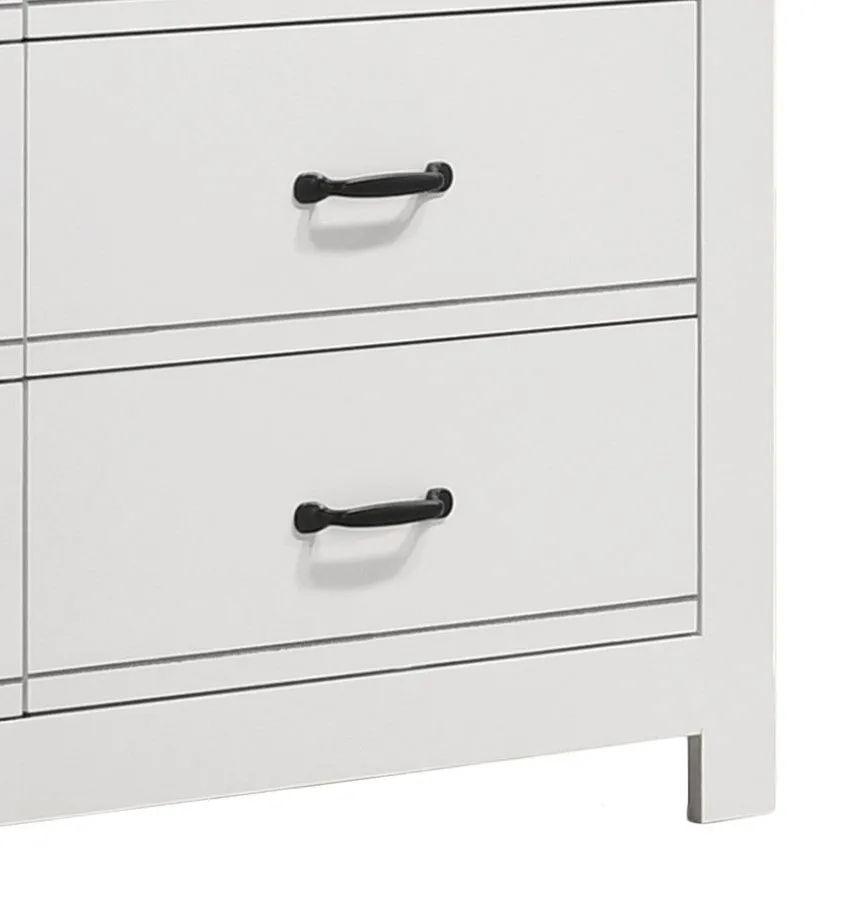 Cassini - 6 Drawer Dresser - White by Couch.com