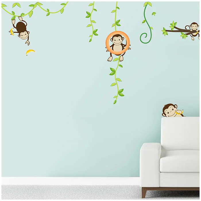 Cheeky Monkey Wall Sticker