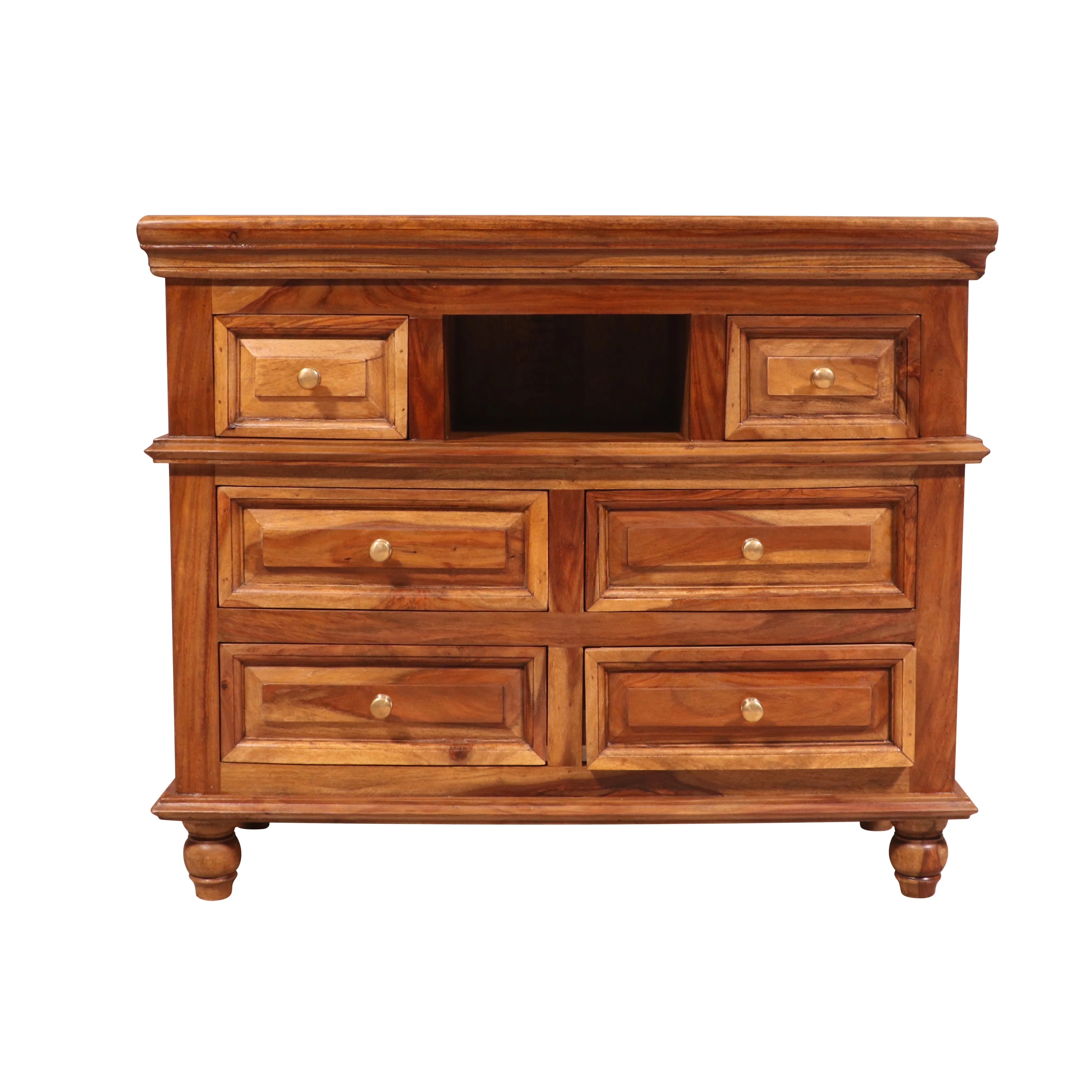 Compact Sheesham wood 2  4 Drawer's Chest