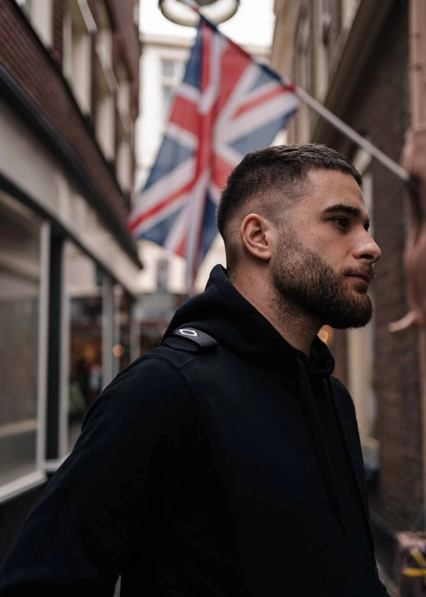 Core overhead hoody - jet black