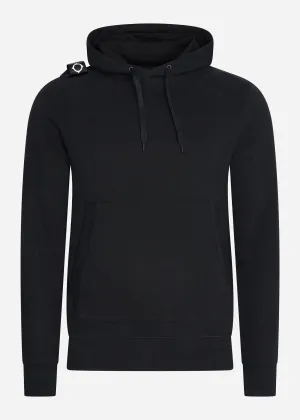 Core overhead hoody - jet black