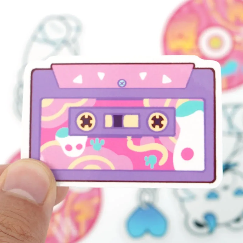 Custom Removable Vinyl Reusable Stickers