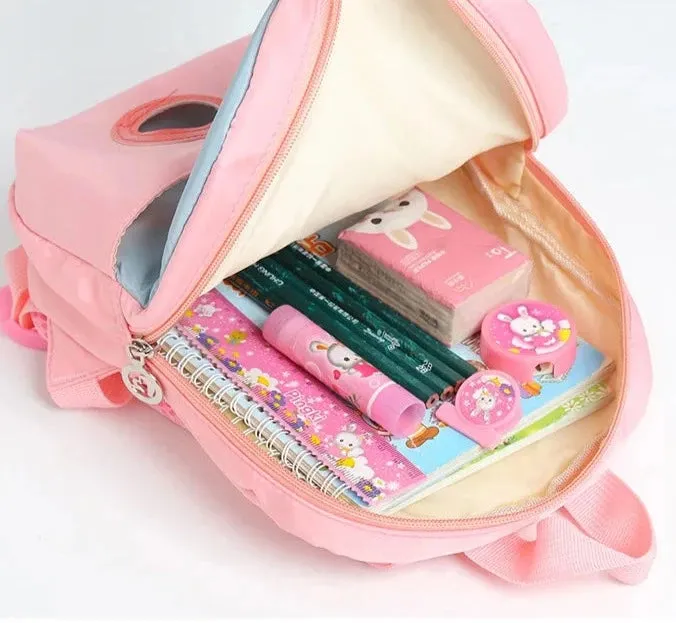 Cute Owl Theme Soft Plush Backpack for Kids