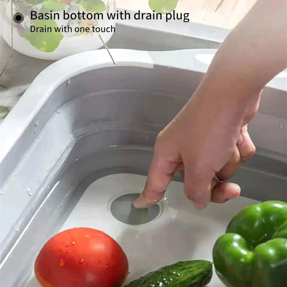 Cutting Board With Vegetable Washer