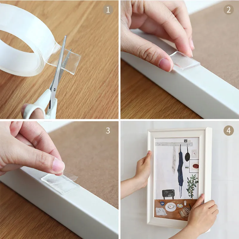 Double Sided Clear Removable Nano Tape (30mm x 2m)