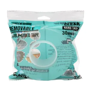 Double Sided Clear Removable Nano Tape (30mm x 2m)