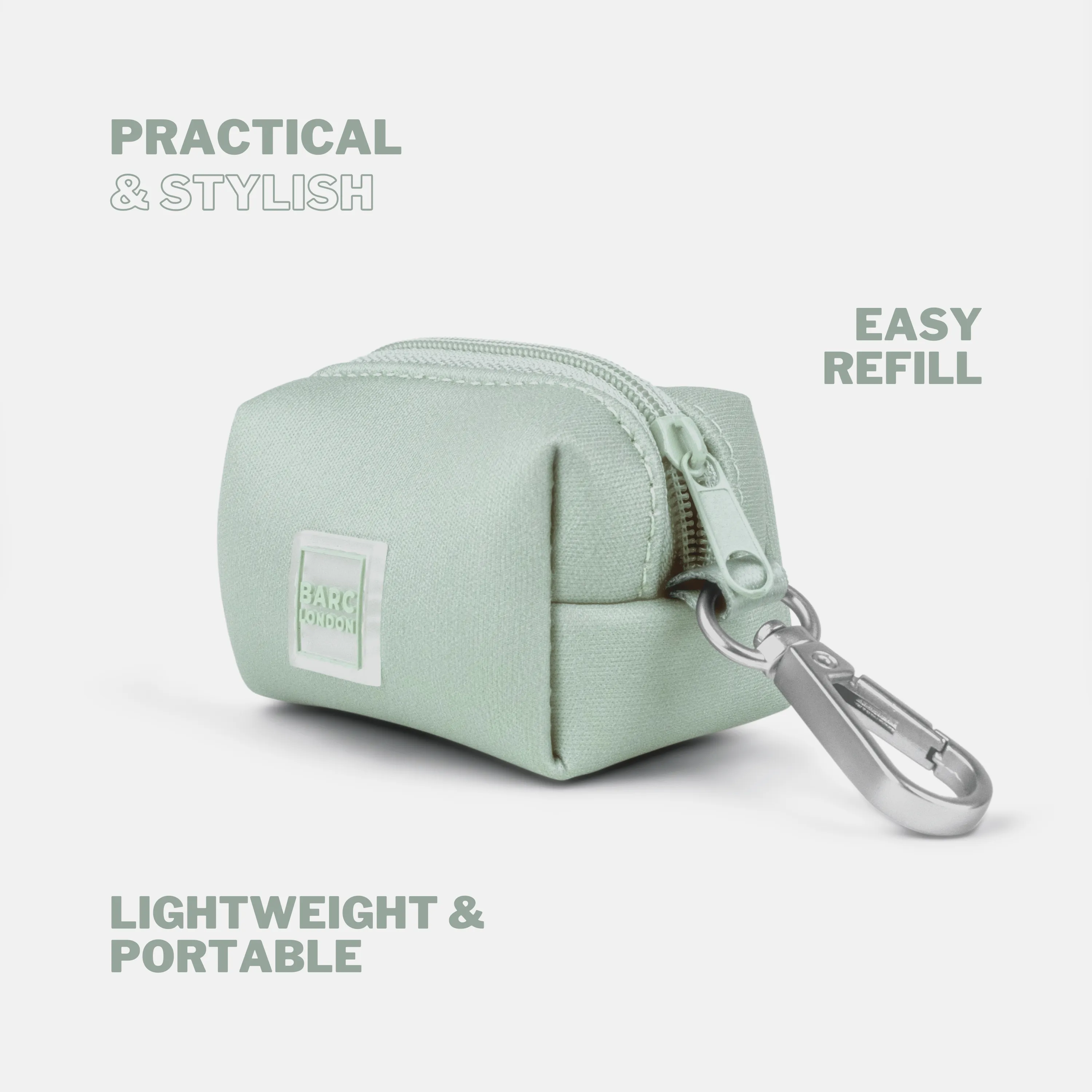 Essential Nylon Waste Bag Holder | Pistachio Green