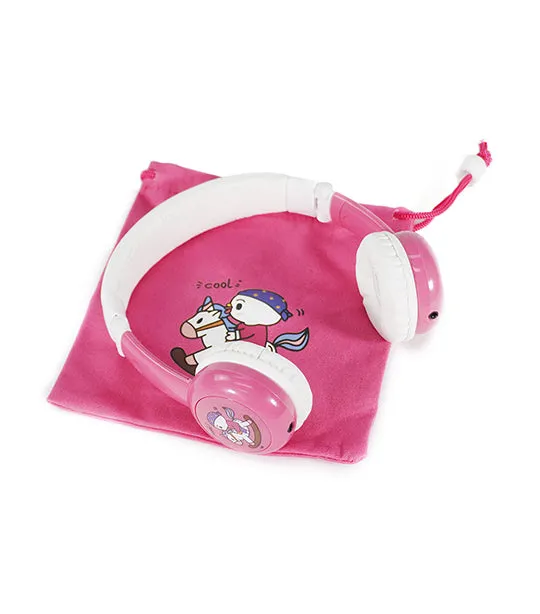 Happy Wired Headphone - Pink