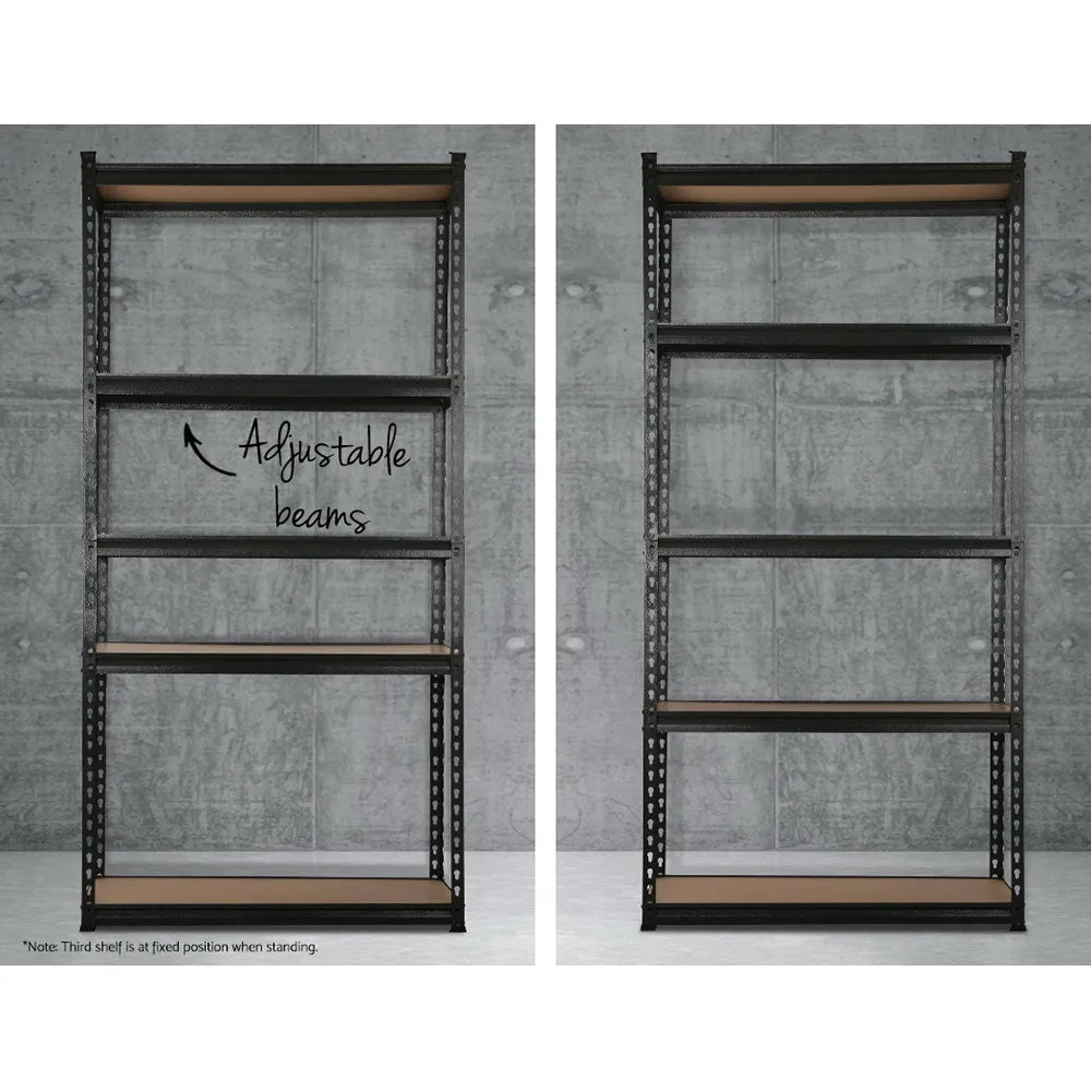 Heavy-Duty Adjustable Steel Shelving Rack 5-Pack – Giantz