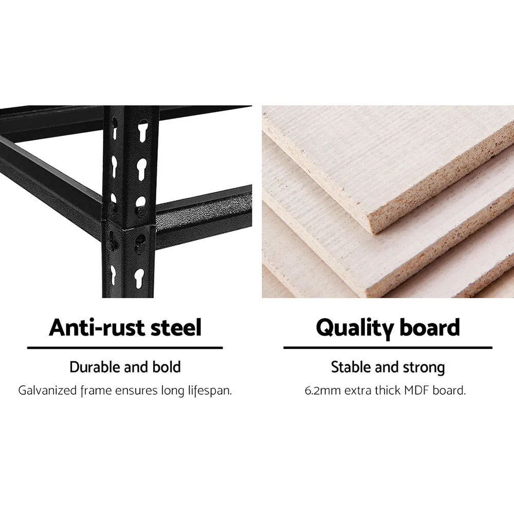 Heavy-Duty Adjustable Steel Shelving Rack 5-Pack – Giantz