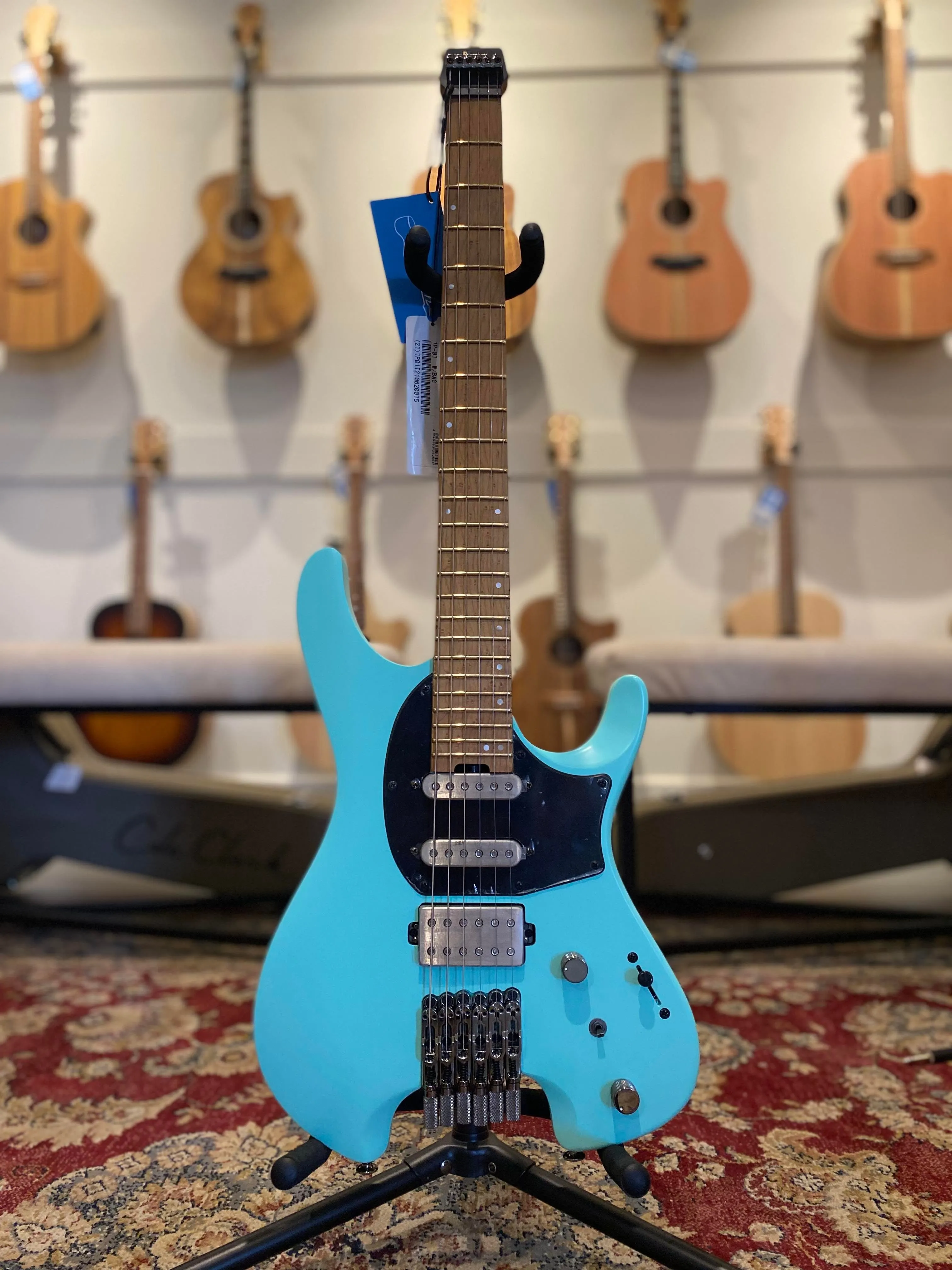 Ibanez Q54 SFM Premium Electric Guitar w Bag in Sea Foam Green Matte