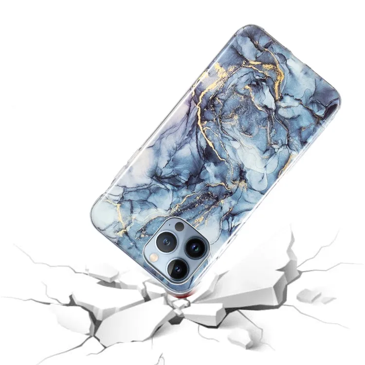 IMD Marble TPU Phone Case For iPhone 15 Pro Max