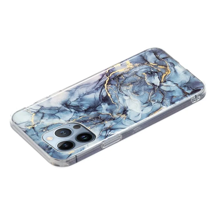 IMD Marble TPU Phone Case For iPhone 15 Pro Max