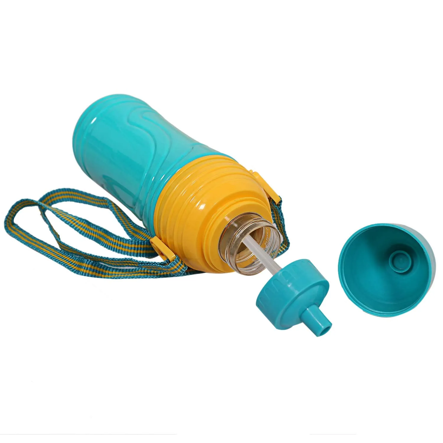 Kuber Industries Plastic Water Bottle Set, 2-Pieces, Green (CTKTC3640),Standard