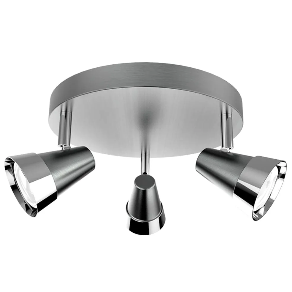 Lampada Satin Chrome Spotlights (1 - 3)