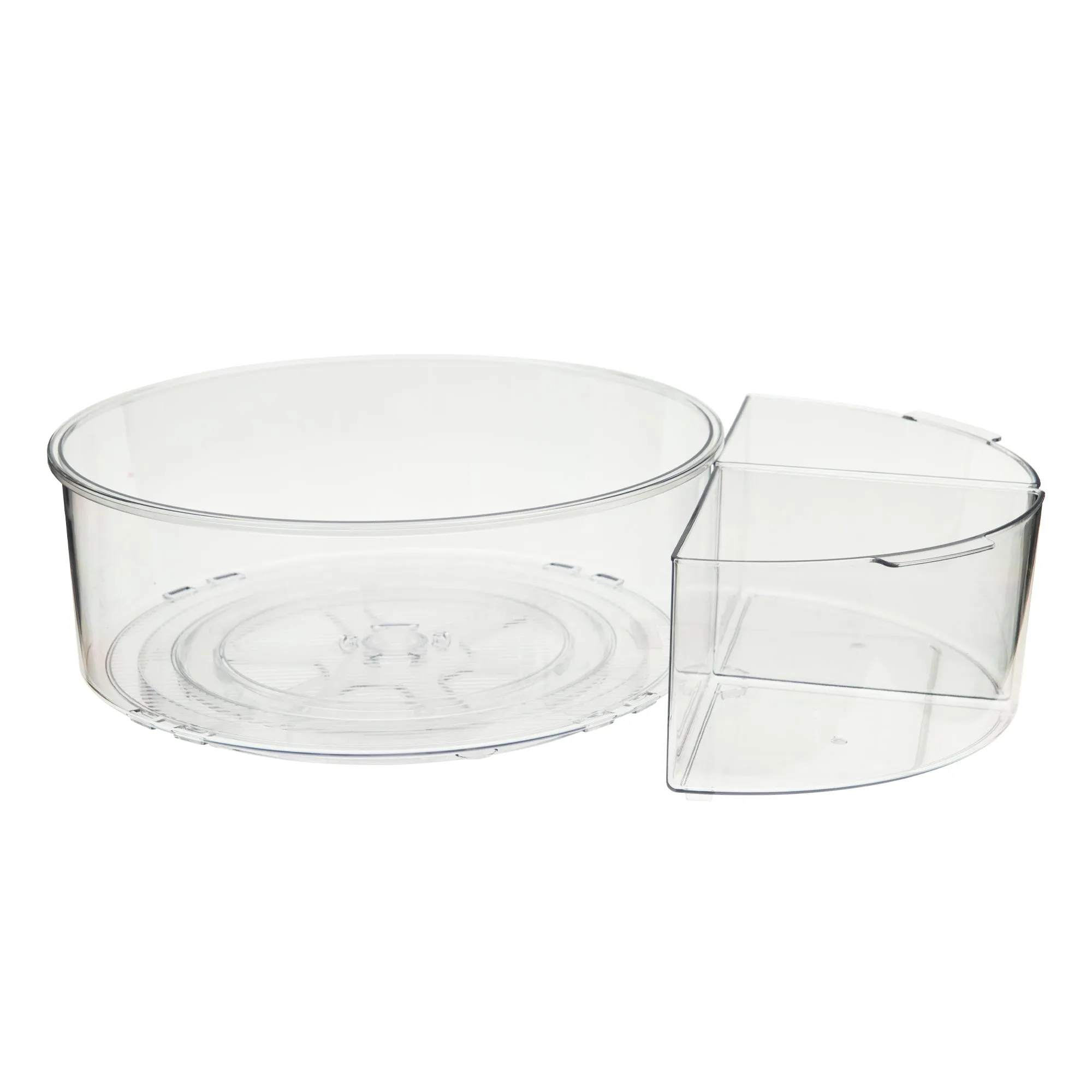 Large Lazy Susan With Removable Storage Trays