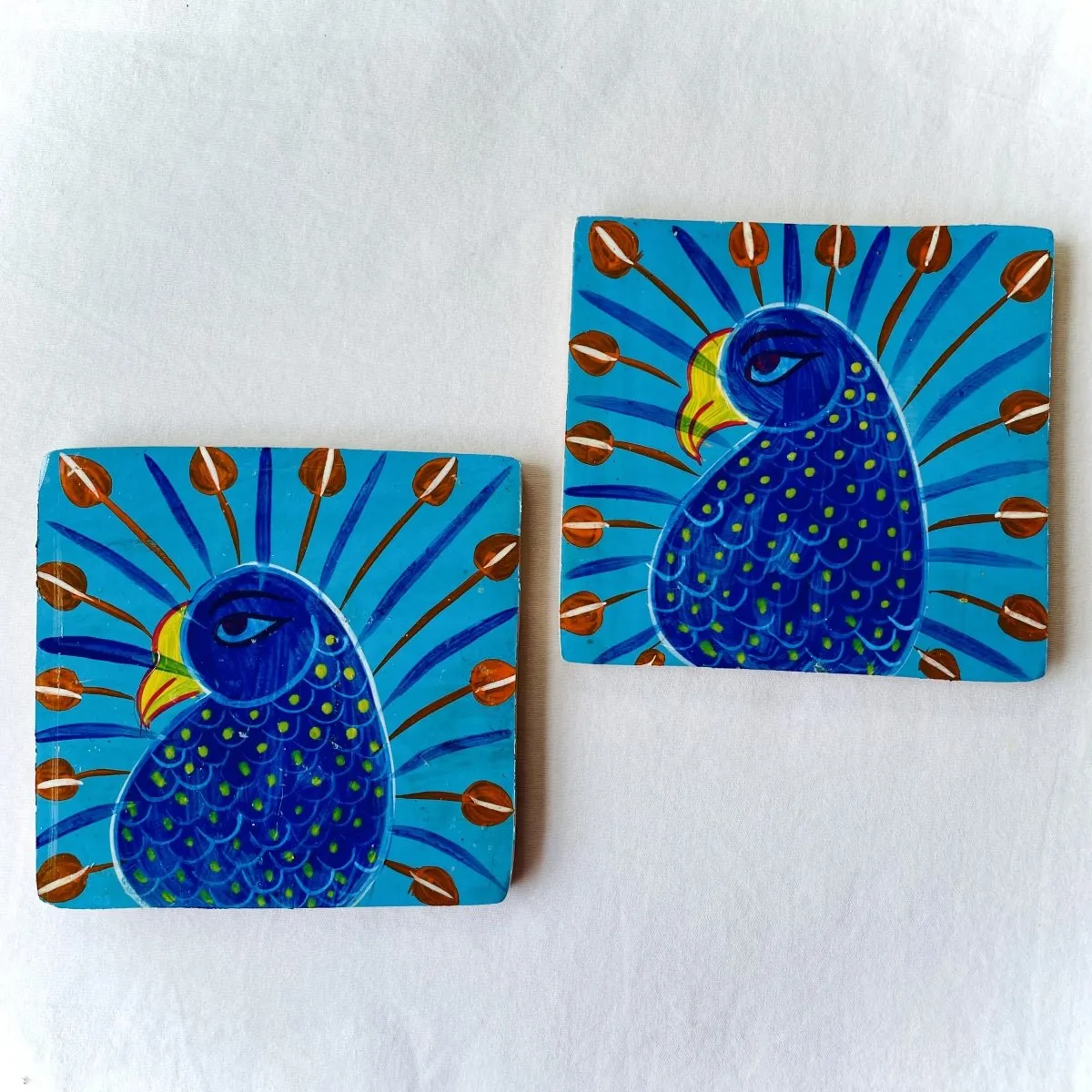 Mayur - Square Wooden Coasters