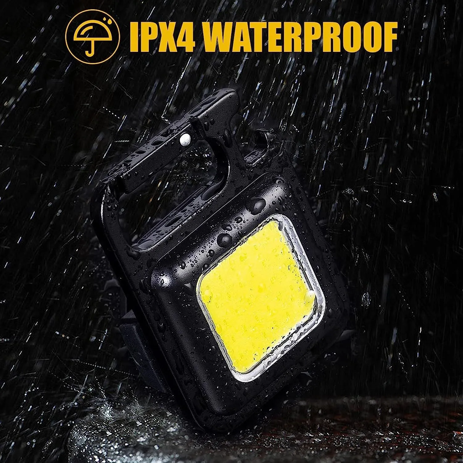 Mini COB Rechargeable Keychain Light