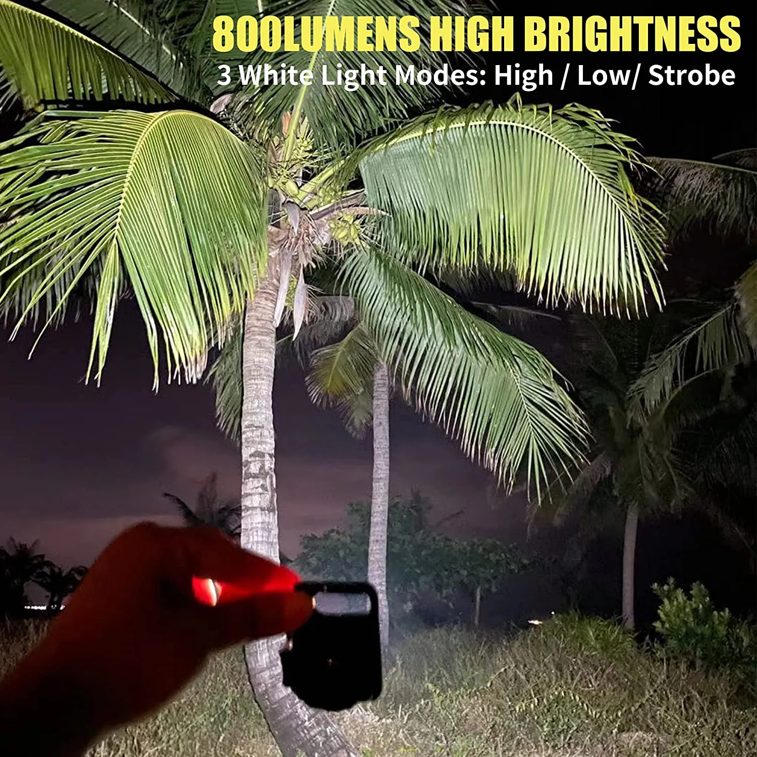 Mini COB Rechargeable Keychain Light