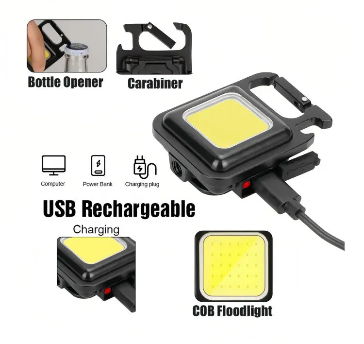 Mini COB Rechargeable Keychain Light
