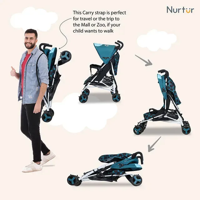Nurtur Luca Goat Lightweight Stroller (Blue)