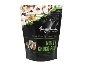 Nutty Choco Pop | Chocolate Popcorn |  5-ounce Bags